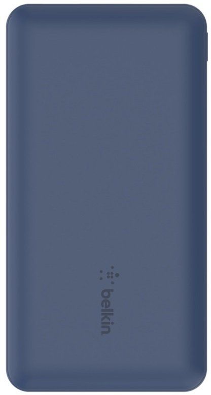 Акумулятор портативний літій-іонний Power Bank Belkin 10000мА·год, 15Вт, 2хUSB-A/USB-C, блакитний