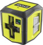 Нівелір лазерний Ryobi RBCLLG1 до 15м перехресний зелений промінь 0.4кг