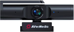 Вебкамера AVerMedia PW513 4K, 30fps, fixed focus, чорний