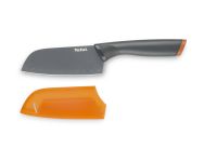 Кухонний ніж Сантоку Tefal Fresh Kitchen, 12см, з чохлом, нержавіюча сталь, пластик, сірий