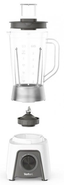 Блендер Tefal стационарный Blendeo Plus Mixer, 450Вт, чаша-1500мл, белый