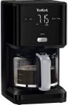 Кофеварка Tefal капельная Smart&light 1.25л, молотый, LED-дисплей, черный