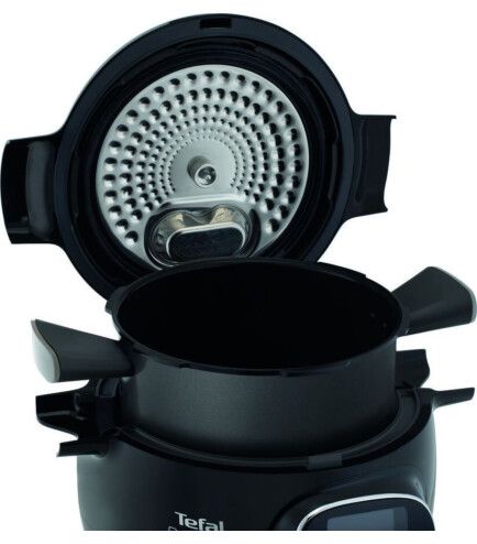 Мультиварка-скороварка Tefal Cook4me/ Connect, 1600Вт, чаша-6л, электронное управл., пластик, черный