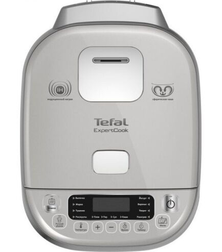 Мультиварка Tefal Expert Cook Induction, 1200Вт, чаша-5л, электронное управл., пластик, серый