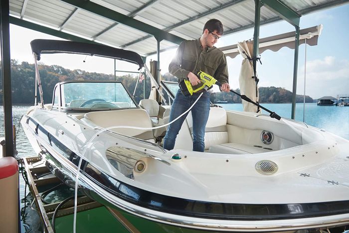 Мийка ручна акумуляторна Ryobi ONE+ RY18PW22A-0 18В 22бар 182л/год 22кг без АКБ та ЗП