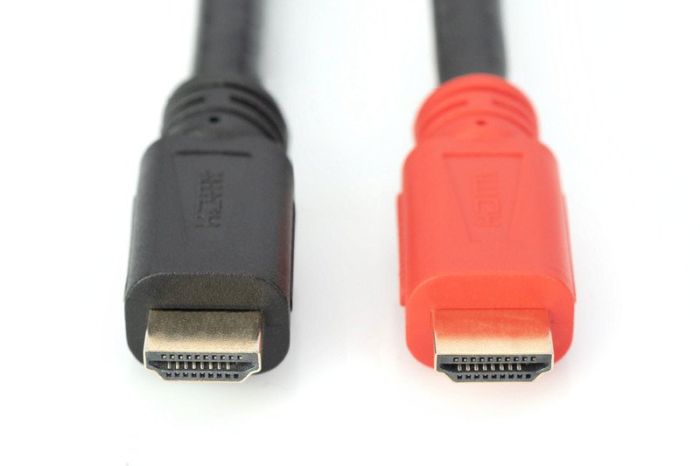Кабель DIGITUS HDMI (M/M), High speed, активний, 15м, чорний