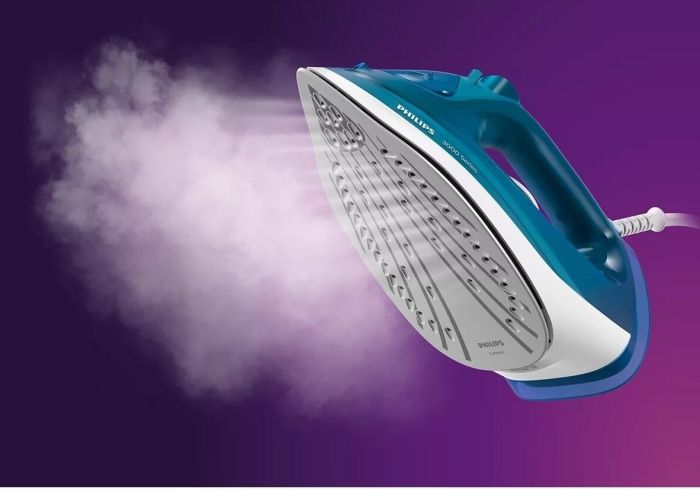 Утюг Philips 3000 series, 2600Вт, 300мл, паровой удар -200гр, постоянный пар - 40гр, керам. подошва, синий
