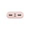 Портативное зарядное устройство Power Bank Belkin 10000mAh 15W Dual USB-A, USB-C Rose Gold