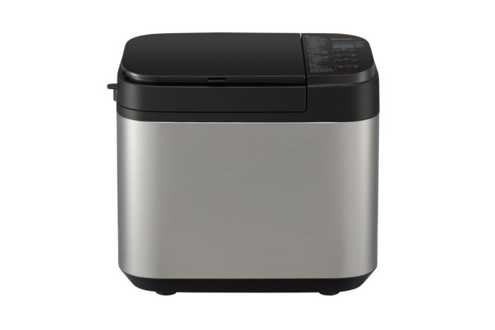 Хлібопічка Panasonic 550Вт, програм-30, макс.ваг -1.25кг, форма-прямокутник, метал, чорний