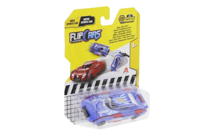 Машинка-трансформер Flip Cars 2 в 1 Спорткары, Арес спорткар и Супер спорткар