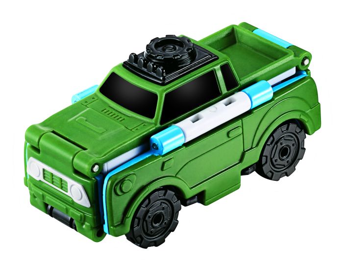 Машинка-трансформер Flip Cars 2 в 1 Городской транспорт, Водовоз и Внедорожный пикап
