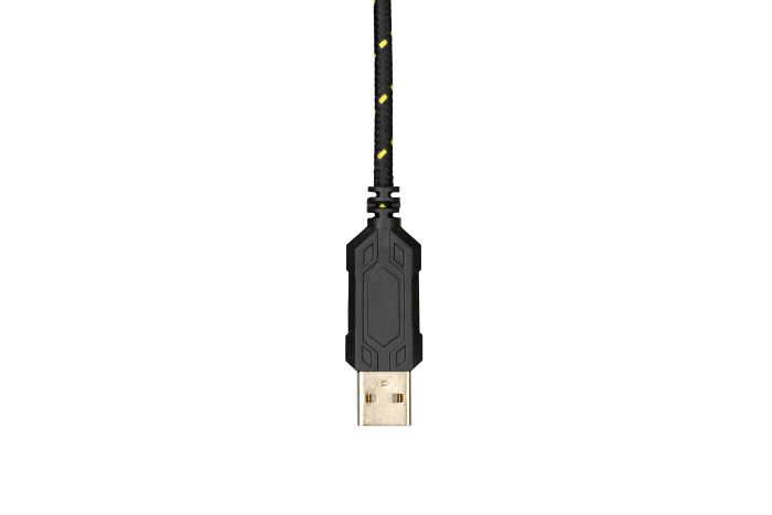 Гарнітура ігрова 2E GAMING HG340, 7.1, USB-A, RGB, 2м, жовтий
