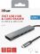 Хаб Trust Halyx USB-С > 3xUSB-А 3.2/SD/microSD, Алюминий, 0.15м, Серый