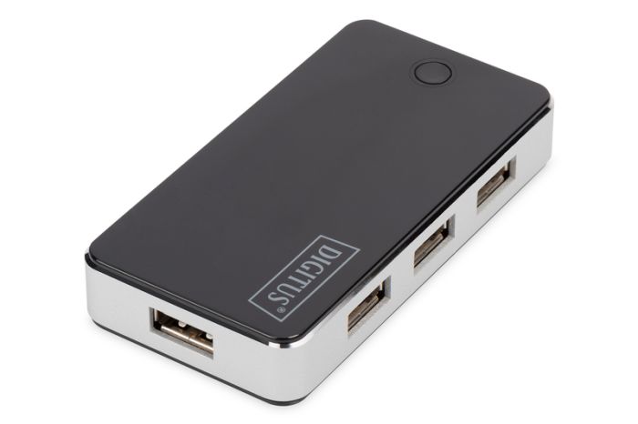 Хаб DIGITUS USB-A > 7хUSB-А, активный