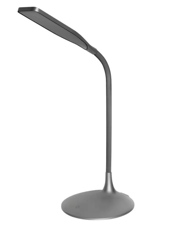 Лампа настільна з акумулятором LEDVANCE Panan Disс 5Вт 3000K 2200мАг USB-A сірий