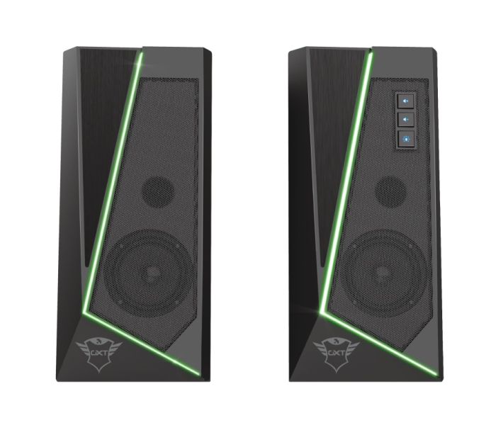 Акустическая система Trust GXT 609 Zoxa 2.0, USB/AUX, RGB, Черный