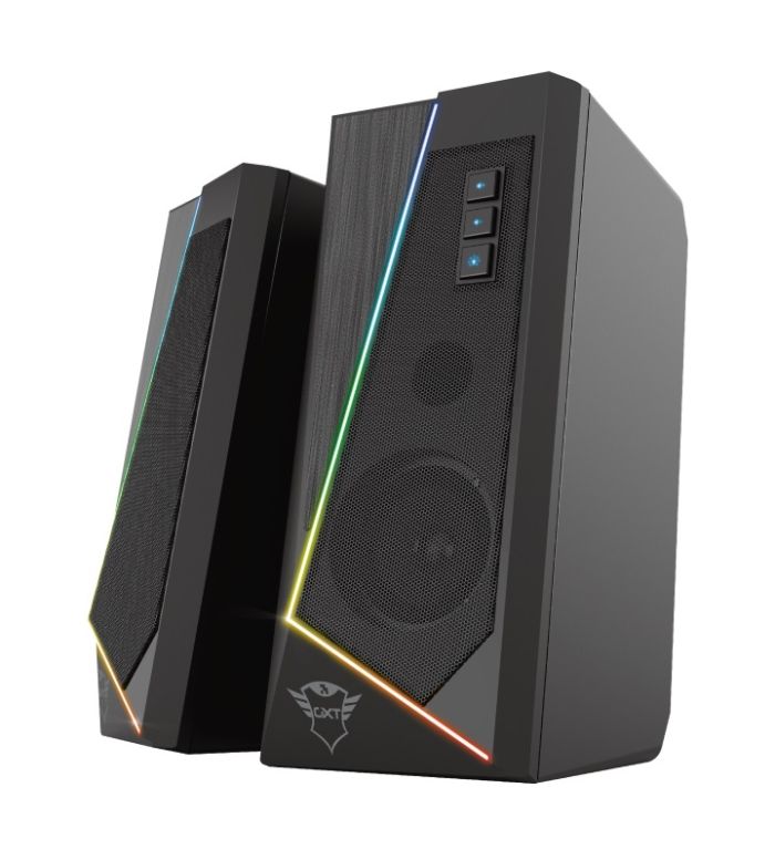 Акустическая система Trust GXT 609 Zoxa 2.0, USB/AUX, RGB, Черный
