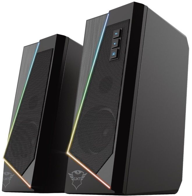 Акустическая система Trust GXT 609 Zoxa 2.0, USB/AUX, RGB, Черный