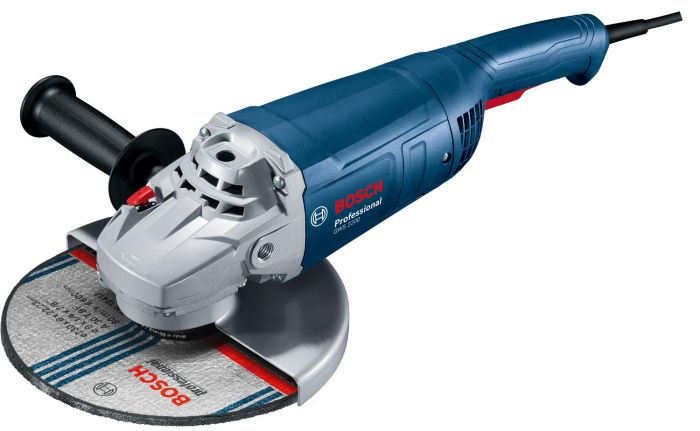 Шлифмашина угловая Bosch GWS 2200, 230мм, 2200Вт, 6500об/мин, 5.4кг