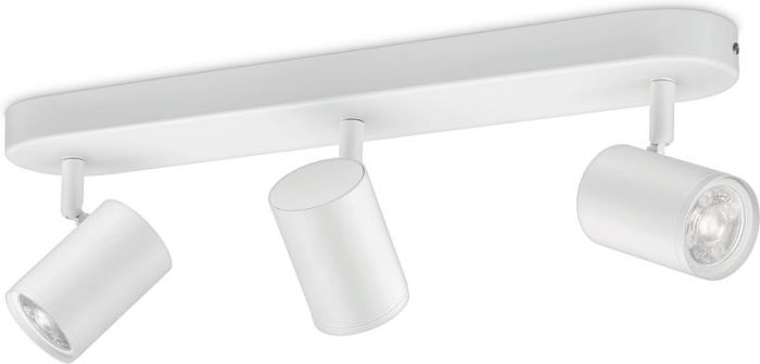 Светильник точечный накладной умный WiZ IMAGEO Spots, 3х5W, 2200-6500K, RGB, Wi-Fi, белый