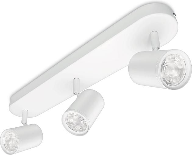 Светильник точечный накладной умный WiZ IMAGEO Spots, 3х5W, 2200-6500K, RGB, Wi-Fi, белый
