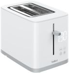Тостер Tefal Sense 850Вт, LED дисплей, метал/пластик, білий