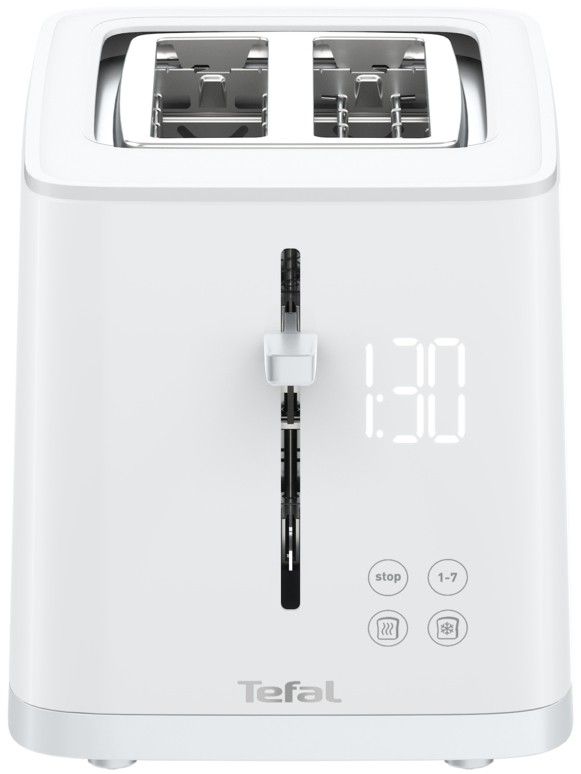 Тостер Tefal Sense 850Вт, LED дисплей, пластик, белый