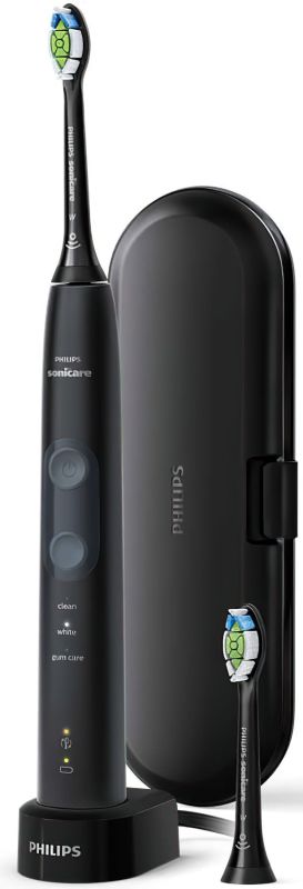 Щетка зубная электр. Philips Sonicare ProtectiveClean 5100, 62т. колеб/мин, насадок-1, футляр, черный