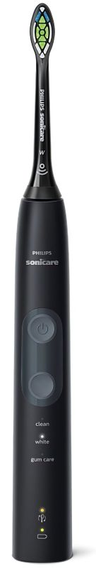 Щітка зубна електр. Philips, Sonicare ProtectiveClean 5100, 62т. колив/хв, насадок-1, футляр, чорний