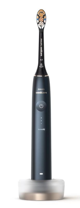Щітка зубна електр. Philips, Sonicare DiamondClean Prestige 9900, 62т. колив/хв, насадок-1, SenseIQ, зарядний чохол, чорний