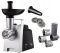 М'ясорубка Tefal HV1 7in1, 1400Вт, 1.7кг/хв, 3 решітки, насадка для ковбас, 3 терки, пластик, чорно-сріб.