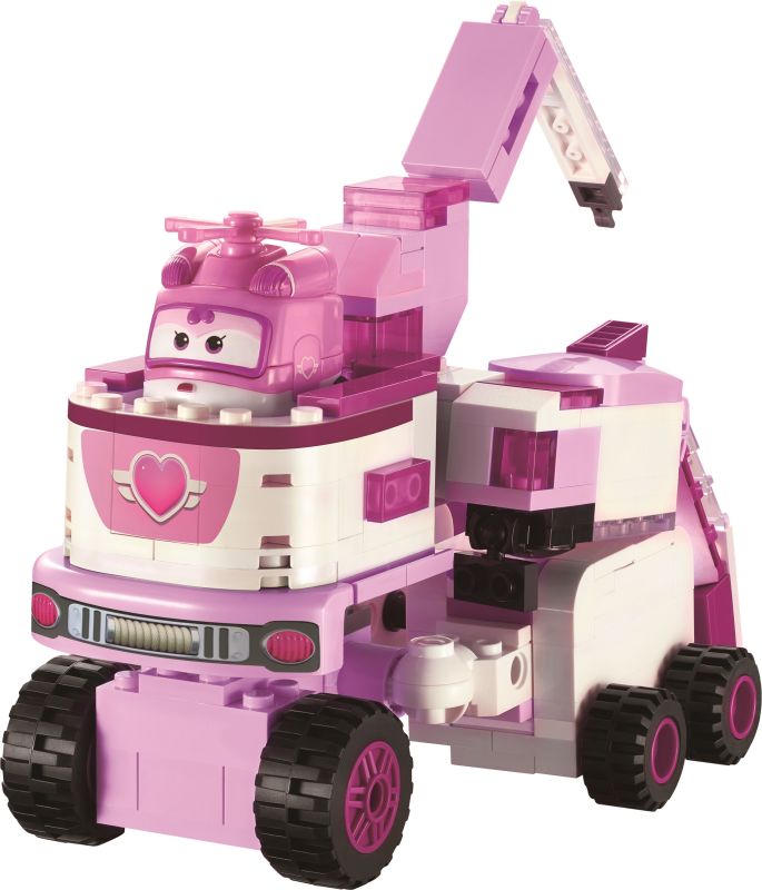 Конструктор-трансформер Super Wings Small Blocks 2-in-1 Buildable Transforming Vehicle Диззи (Dizzy)