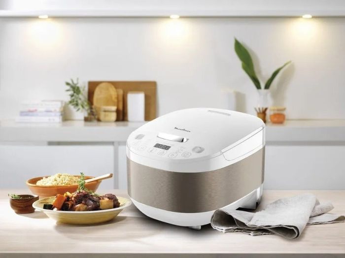 Мультиварка Moulinex SimplyCook Plus, 750Вт, чаша-4л, электронное управл., металл/пластик, белый