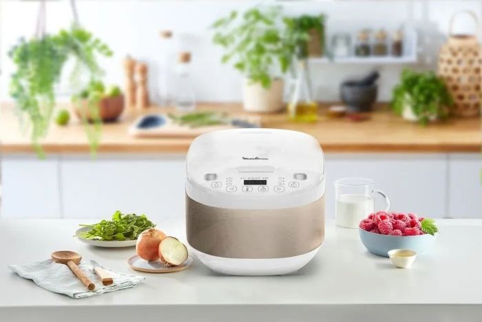 Мультиварка Moulinex SimplyCook Plus, 750Вт, чаша-4л, электронное управл., металл/пластик, белый