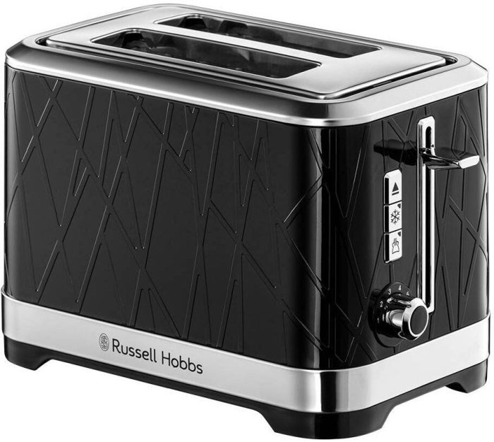 Тостер Russell Hobbs Structure, 1050Вт, пластик, чёрный
