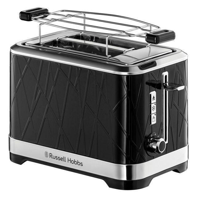 Тостер Russell Hobbs Structure, 1050Вт, пластик, чёрный