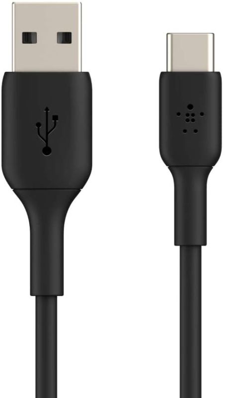 Кабель USB-A > USB-C зарядки/синхронизации Belkin 1м, 15Вт, Type-C, PVC, черный