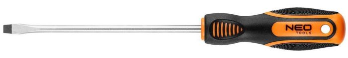 Отвертка Neo Tools, плоская, SL6.5x150мм, сталь CrV