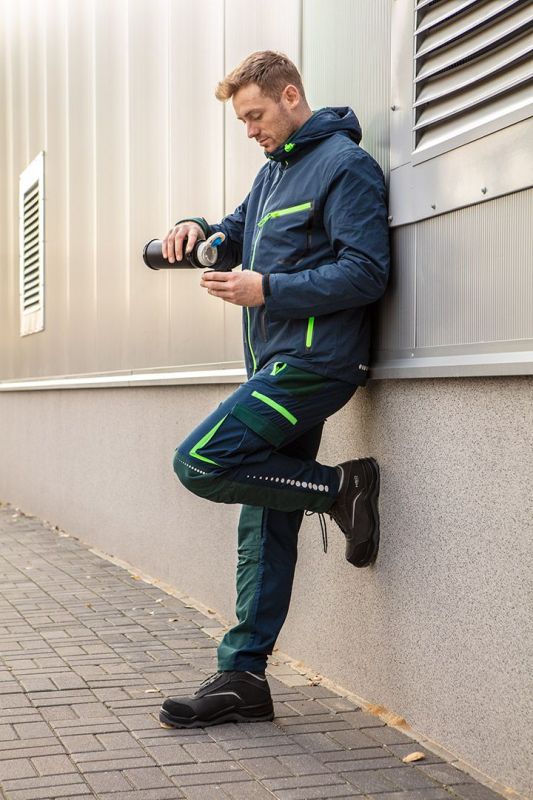 Штаны рабочие Neo Tools Premium, усиление тканью Cordura, отсек для наколенников, L(52), синий