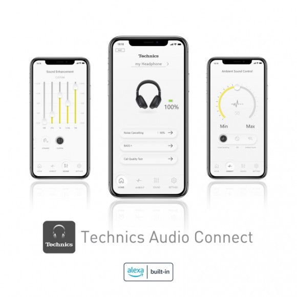Навушники Wireless Over-ear Technics EAH-A800 BT 5.2, ANC, Hi-Res, SBC, AAC, LDAC, Mic