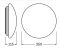 Світильник накладний LEDVANCE SF CIRCULAR LED 18Вт 1440Лм 4000K 350мм IP44 білий