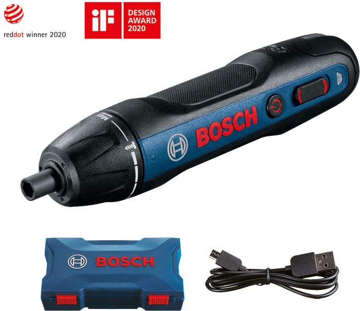 Шуруповерт аккумуляторный Bosch GO 2, 3.6В 1х1.5Аг, 5Нм, 360об/хв, 0.3кг