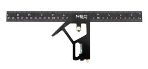 Угольник Neo Tools, 30см, алюминий, рукоятка с высокой точностью наклона