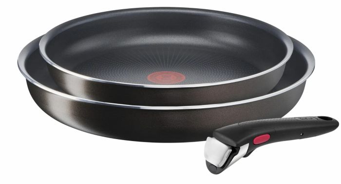 Набор посуды Tefal Ingenio XL Intense, сменная ручка, 3предметы, алюминий, бакелит, коричневый