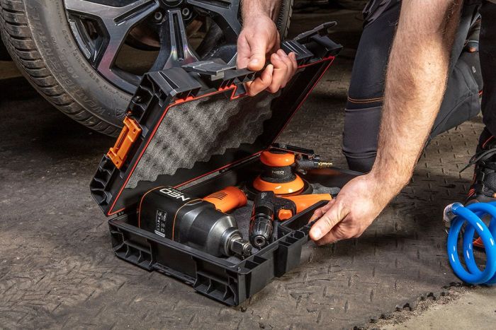 Кейс для инструмента Neo Tools, Ящик модульный, 12.6х44.8х32.2см, пластик