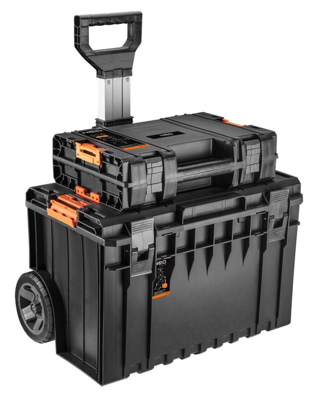 Кейс для инструмента Neo Tools, Ящик модульный, 12.6х44.8х32.2см, пластик
