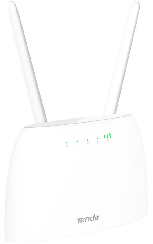 Маршрутизатор TENDA  N300, 4G/LTE, 1xFE LAN, 1xFE LAN/WAN, 1xRJ11, Cлот для SIM-карты Tenda 4G06