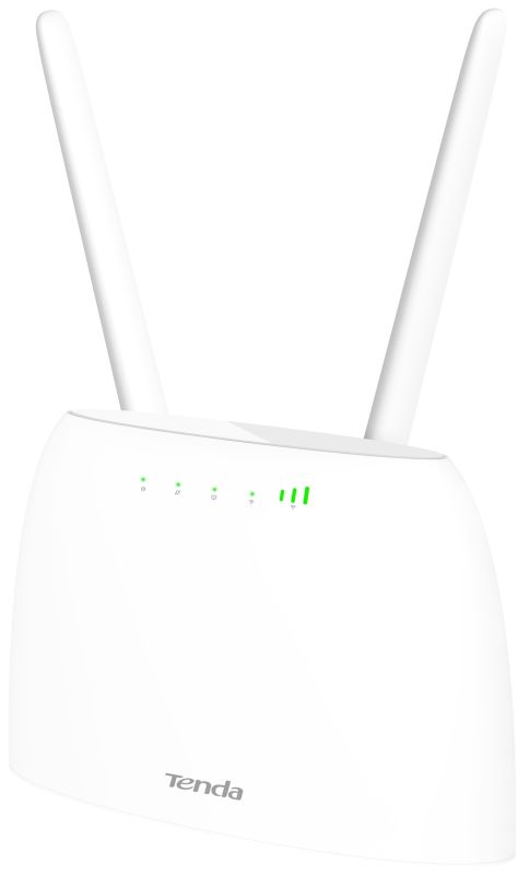 Маршрутизатор TENDA  N300, 4G/LTE, 1xFE LAN, 1xFE LAN/WAN, 1xRJ11, Cлот для SIM-карты Tenda 4G06
