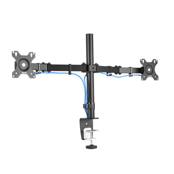 Подставка для монитора, настольная HAMA Holder 2 33-81 cm (13"-32") 2 scr black