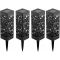 Світильник ландшафтний Neo Tools LED 0.3Вт 10Лм 3000К 600мА•год автономний датчик сутінків чорний